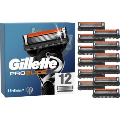 Сменные кассеты Gillette Fusion ProGlide 12 шт. (7702018440894)