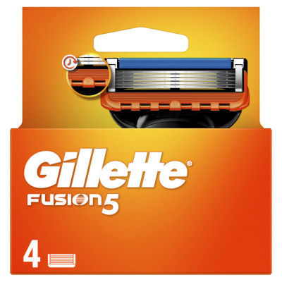 Змінні касети Gillette Fusion5 4 шт. (7702018874460/7702018866984)