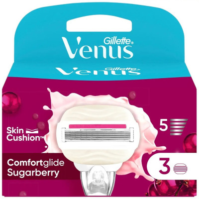 Сменные кассеты Gillette Venus Comfortglide Olay Sugarberry 3 шт. (8700216674164)