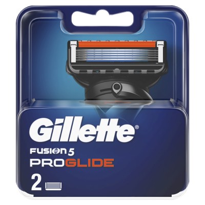 Сменные кассеты Gillette Fusion ProGlide 2 шт (7702018085897)