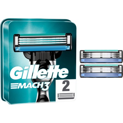 Змінні касети Gillette Mach3 2 шт. (3014260251970)