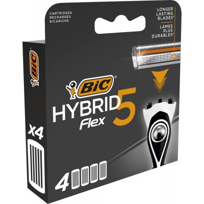 Змінні касети Bic Flex 5 Hybrid 4 шт. (3086123644885)