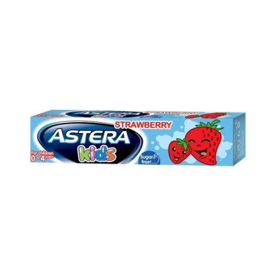 Детская зубная паста Astera Kids (0+) зі смаком полуниці 50 мл (3800013515464)
