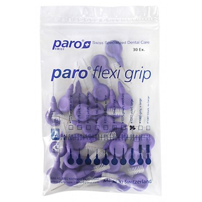 Щетки для межзубных промежутков Paro Swiss Flexi Grip крупные Ø 7.2 мм 30 шт. (7610458810774)