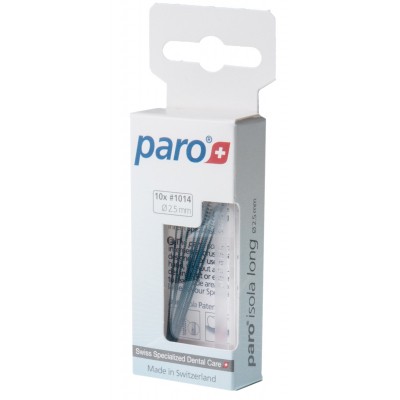 Щетки для межзубных промежутков Paro Swiss Isola long x-тонкие Ø 3.0 мм 10 шт. (7610458010167)