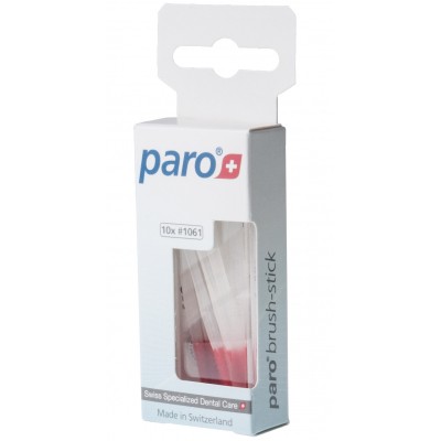 Щітки для міжзубних проміжків Paro Swiss brush-stick 10 шт. (7610458010617)