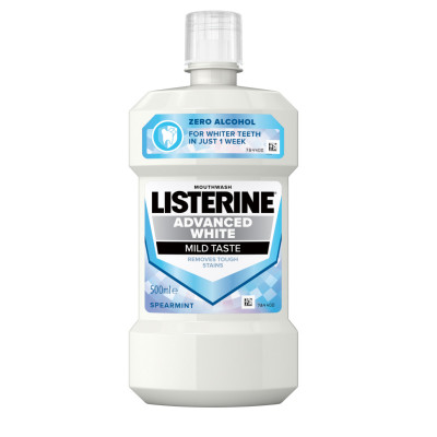 Ополіскувач для порожнини рота Listerine Ультравідбілювання М'який смак 500 мл (3574661491776/3574661491875)