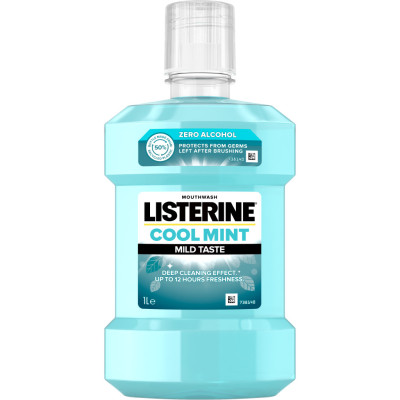 Ополаскиватель для полости рта Listerine Свежая мята Мягкий вкус 1000 мл (3574661011394/3574661619927)