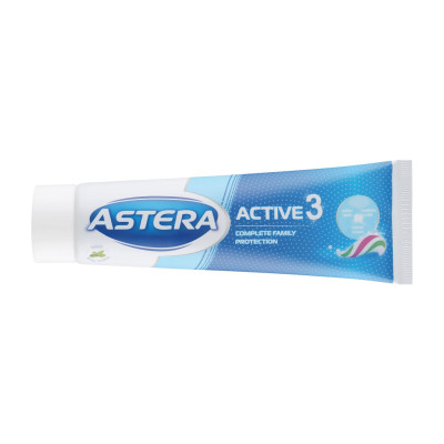 Зубная паста Astera Active 3 Тройное действие 100 мл (3800013515297)
