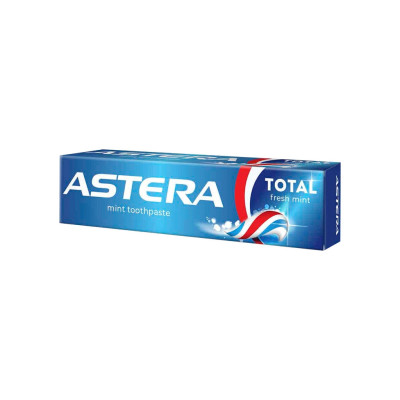 Зубная паста Astera Total Fresh Mint Свежая мята 110 г (3800013511688)