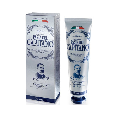 Зубная паста Pasta del Capitano Отбеливающая с содой 75 мл (8002140037900)