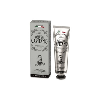 Зубная паста Pasta del Capitano С древесным углем 75 мл (8002140037702)