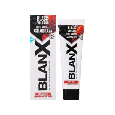 Зубная паста BlanX Black Volcano 75 мл (8017331089675)