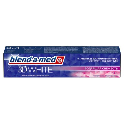 Зубна паста Blend-a-med 3D White Бадьориста Свіжість 100 мл (5013965612725)