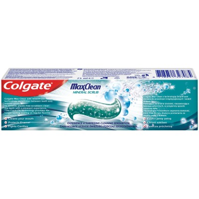 Зубная паста Colgate Max Clean Gentle Mineral Scrub Бережная очистка 75 мл (8718951327085)