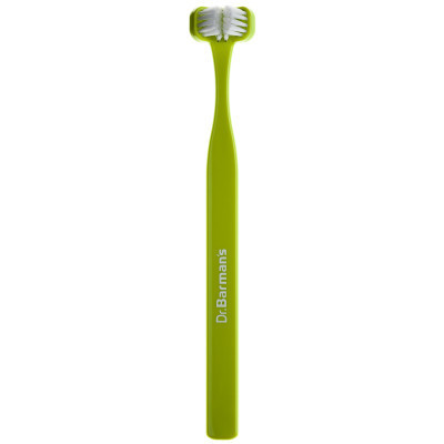 Зубна щітка Dr. Barman's Superbrush Compact Тристороння М'яка Салатова (7032572876328-light-green)