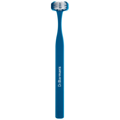 Зубна щітка Dr. Barman's Superbrush Compact Тристороння М'яка Синя (7032572876328-dark-blue)