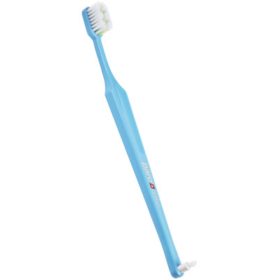 Зубная щетка Paro Swiss Ortho Brush Ортодонтическая с монопучковой насадкой Мягкая Голубая (7.747/2)