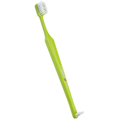 Зубная щетка Paro Swiss Ortho Brush Ортодонтическая с монопучковой насадкой Мягкая Салатовая (7.747/4)