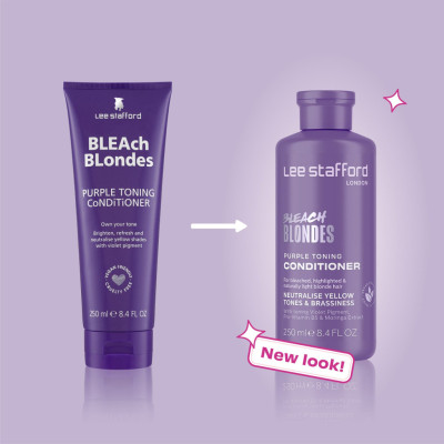 Кондиционер для волос Lee Stafford Bleach Blondes Purple Toning Conditioner 250 мл (5060282708372)