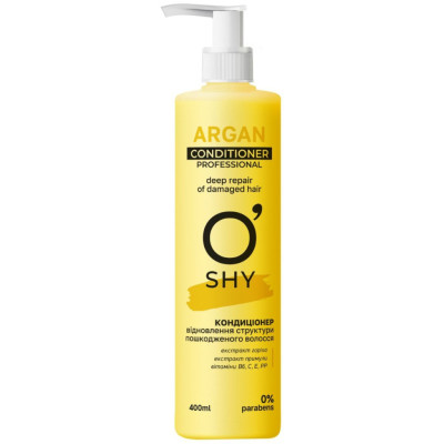 Кондиционер для волос O'Shy Argan Восстановление структуры поврежденных волос 400 мл (4820263233870)