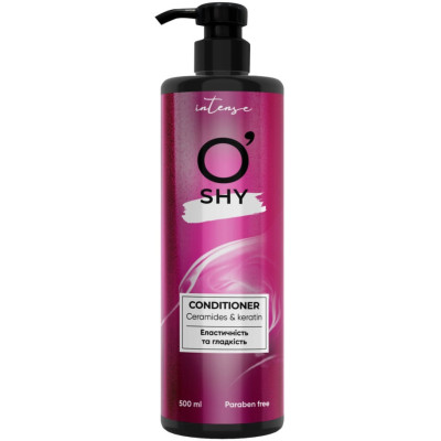 Кондиционер для волос O'Shy Intense Ceramides & Keratin Эластичность и гладкость 500 мл (4820263232910)