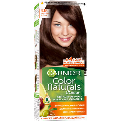 Фарба для волосся Garnier Color Naturals 4.15 Морозний каштан 110 мл (3600541091689)