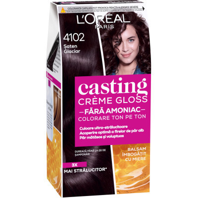 Краска для волос L'Oreal Paris Casting Creme Gloss 4102 - Холодный каштан 120 мл (3600523806911)