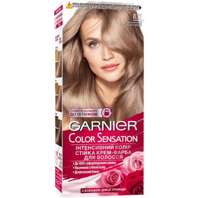 Фарба для волосся Garnier Color Sensation 8.11 - Перлинний світло-русявий 110 мл (3600542482738)