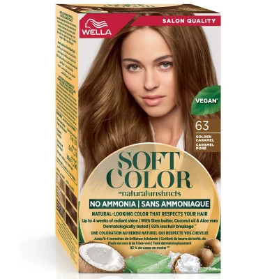 Краска для волос Wella Soft Color Безаммиачная 63 - Карамель (3614228865807)