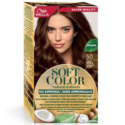 Краска для волос Wella Soft Color Безаммиачная 50 - Светло-коричневый (3614228865821)