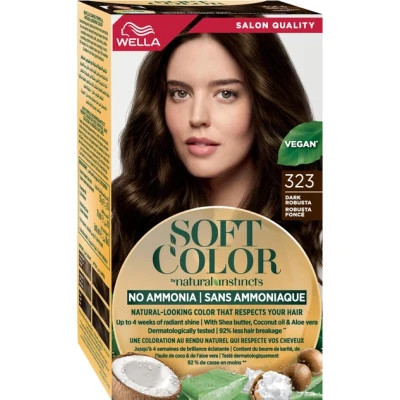 Краска для волос Wella Soft Color Безаммиачная 323 - Темная робуста (3616302076833)