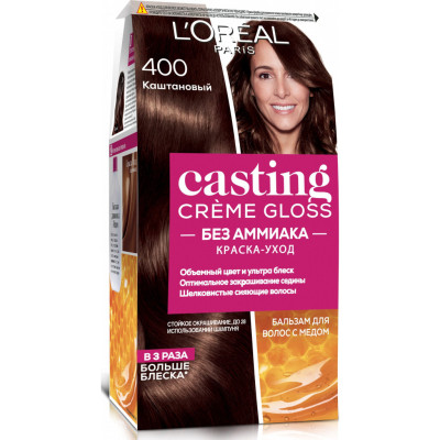 Краска для волос L'Oreal Paris Casting Creme Gloss 400 - Каштан 120 мл (3600521119518)