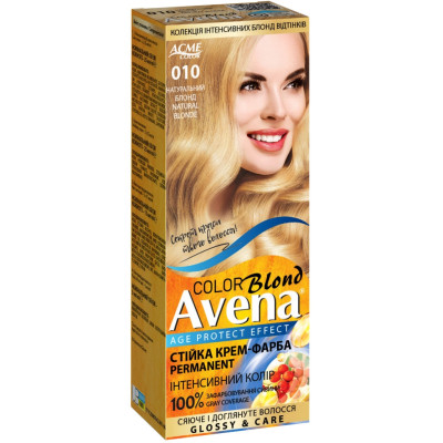 Краска для волос Acme Color Avena Blond Color Стойкая 010 - Натуральный блонд (4823115502476)