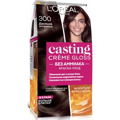 Краска для волос L'Oreal Paris Casting Creme Gloss 300 - Двойной эспрессо 120 мл (3600523327621)