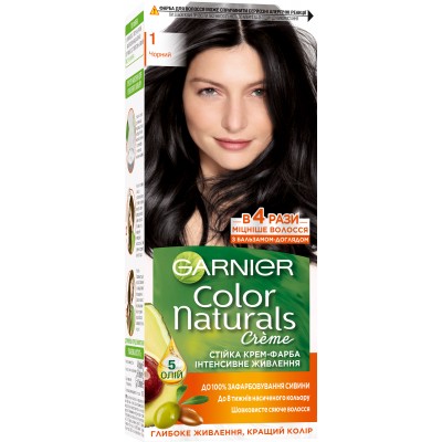 Краска для волос Garnier Color Naturals 1 Черный 110 мл (3600540676719)