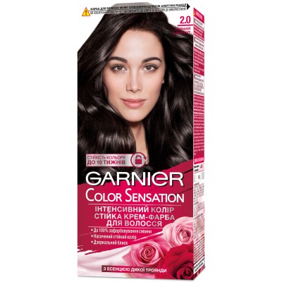 Краска для волос Garnier Color Sensation 2.0 Черный брилиант 110 мл (3600541135772)