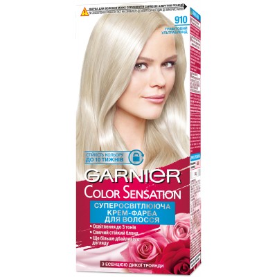 Краска для волос Garnier Color Sensation 910 Графитовый-ультраблонд 110 мл (3600541929845)