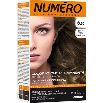 Краска для волос Brelil Numero 6.00 - Dark Blonde 140 мл (8011935081264)