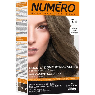 Краска для волос Brelil Numero 7.10 - Ash Blonde 140 мл (8011935081301)