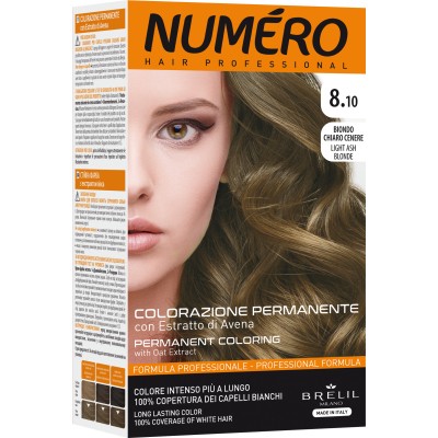 Краска для волос Brelil Numero 8.10 - Light Ash Blonde 140 мл (8011935081318)