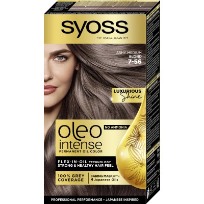 Краска для волос Syoss Oleo Intense 7-56 Холодный Русый 115 мл (9000101706086)