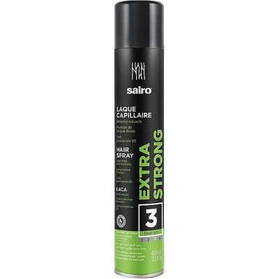 Лак для волос Sairo Extra Strong 3 Экстрасильная фиксация 400 мл (8414227086303)