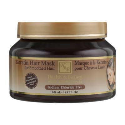 Маска для волосся Health and Beauty З кератином 500 мл (7290015247122)