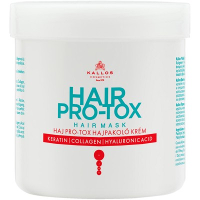 Маска для волос Kallos Cosmetics Hair Pro-Tox Восстанавливающая с кератином, коллагеном и гиалуроновой кислотой 500 мл (5998889511500)