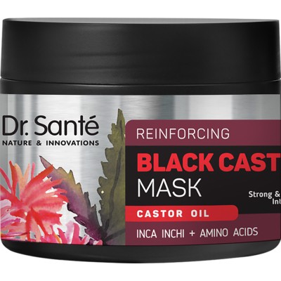 Маска для волос Dr. Sante Black Castor Oil 300 мл (8588006040463)