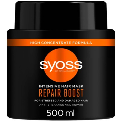 Маска для волосся Syoss Repair Boost Інтенсивна для пошкодженого волосся 500 мл (9000101630565)