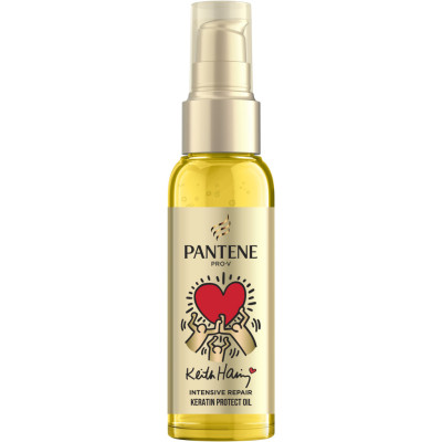 Олія для волосся Pantene Pro-V Keith Haring Artist Edition Інтенсивне відновлення з кератином 100 мл (8700216779210)