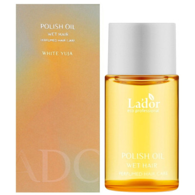 Масло для волос La'dor Polish Oil Wet Hair White Yuja 10 мл (8809789633438)