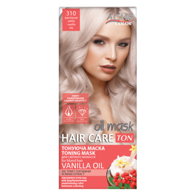 Відтінковий бальзам Acme Color Hair Care Ton Oil Mask 310 - Ванільне небо (4820197009404)